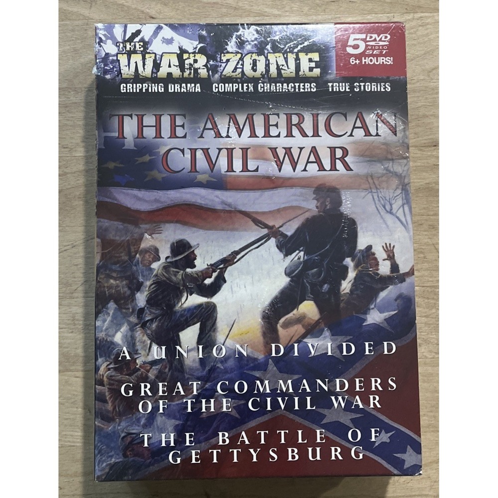 The War Zone 5 DVD Video Set The American Civil War 6+ Hours Collector Sealed
